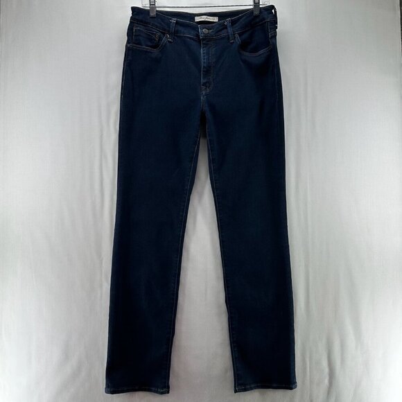 Mavi Jeans Co. Womens Sz 31 Kendra High Rise Straight Dark Washed Denim Blue - Picture 1 of 11